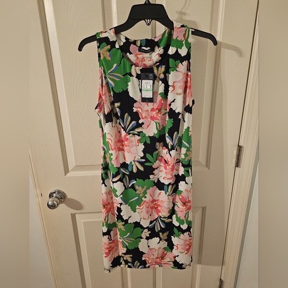 Tommy Hilfiger NWT Floral Multi Color Sleevless Dress Size 8 - Picture 1 of 5